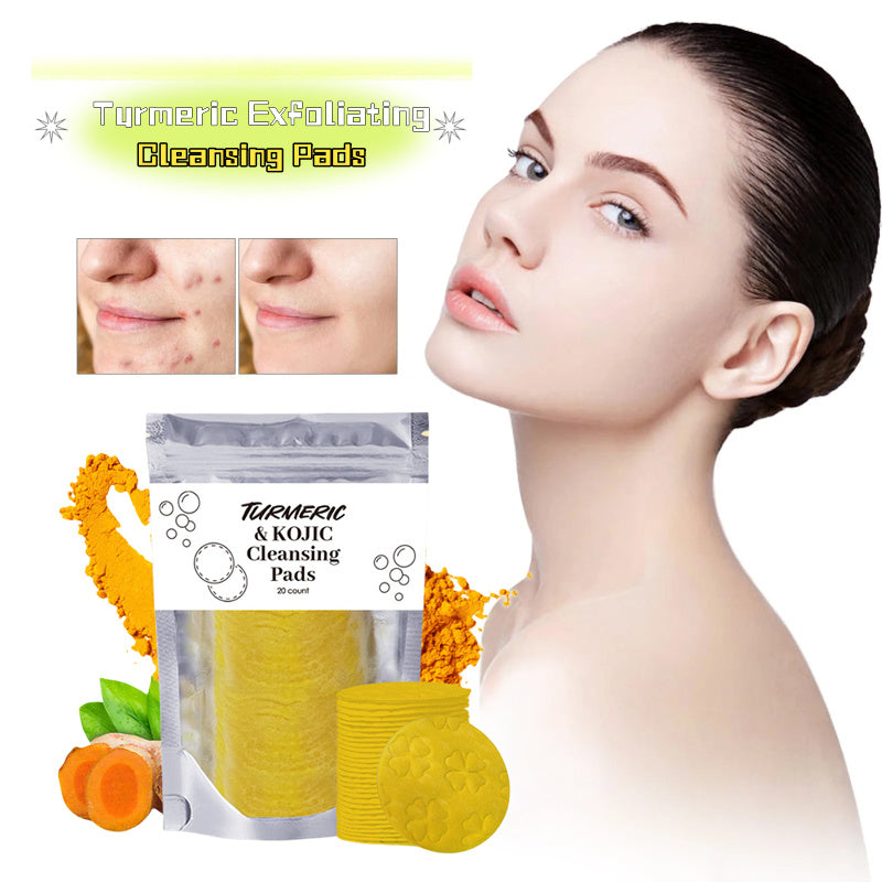 Turmeric Exfoliating Cleansing Pads - Instant Results!