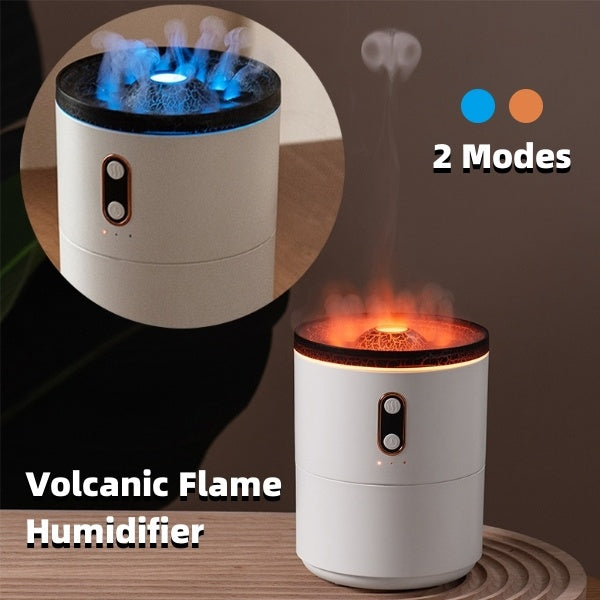 Soothing Volcanic Flame Humidifier with Built-in Air Quality Control